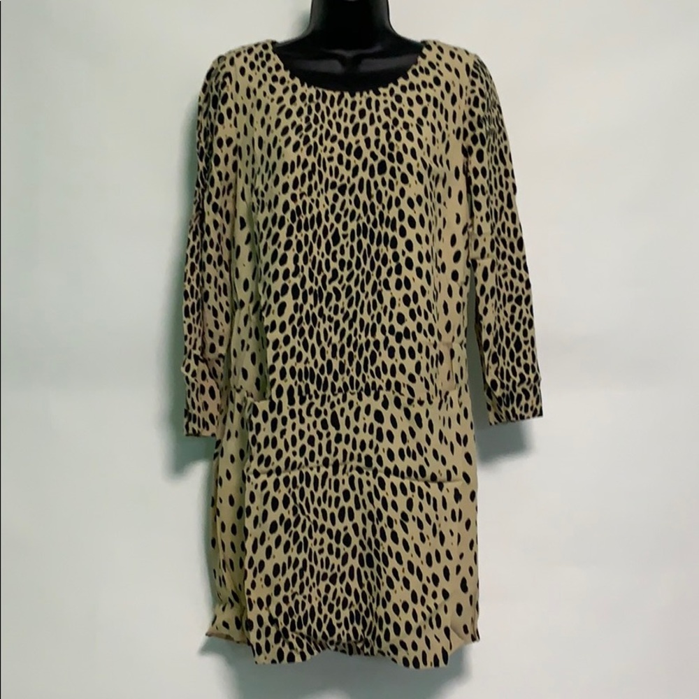 J. Crew leopard shift dress